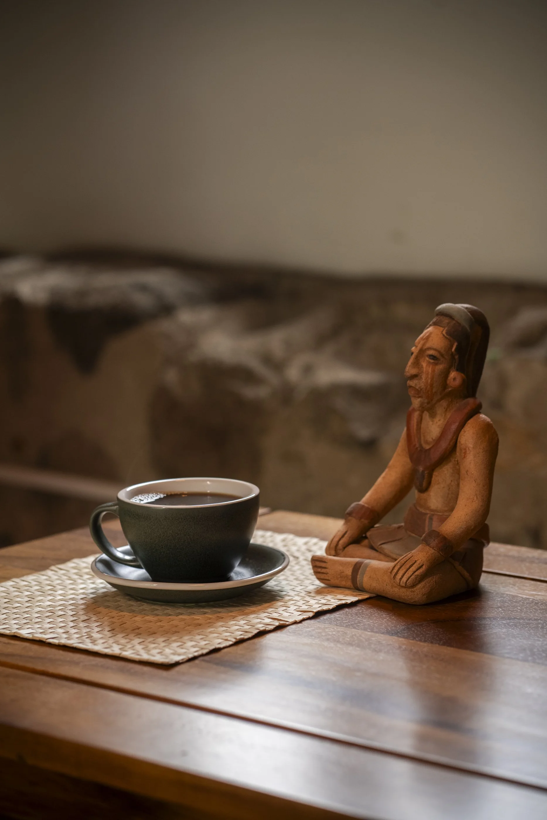 Maya Coffee cup and sculpture