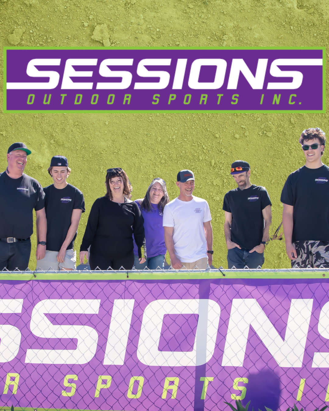 Sessions Outdoor Staff Group Picture at New Location