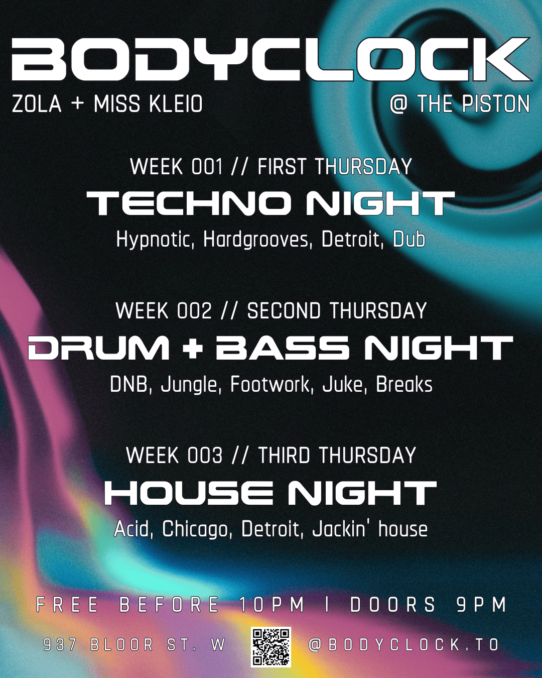 BODYCLOCK - THURSDAYS