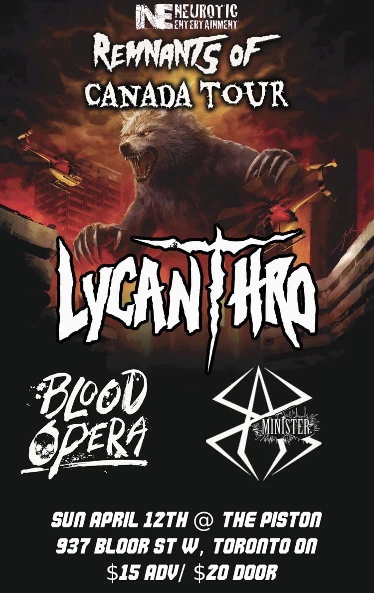 LYCANTHRO W/ BLOOD OPERA & AXMINISTER