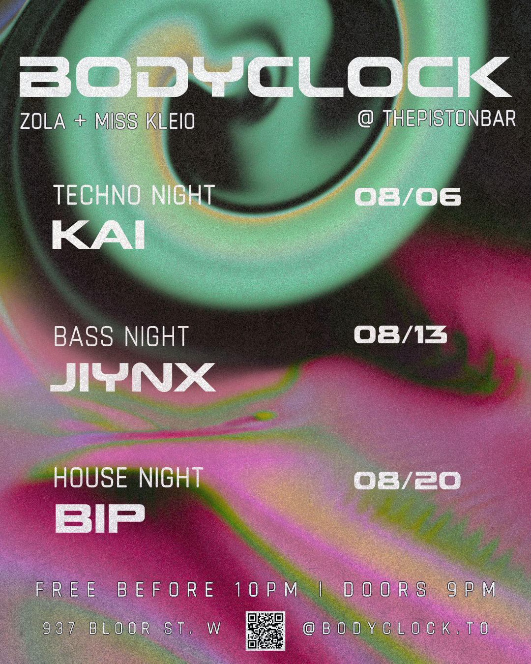 BODYCLOCK - TECHNO - DNB - HOUSE 