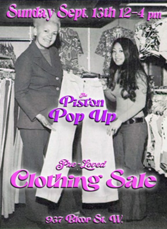 Pop Up Clothing Sale!