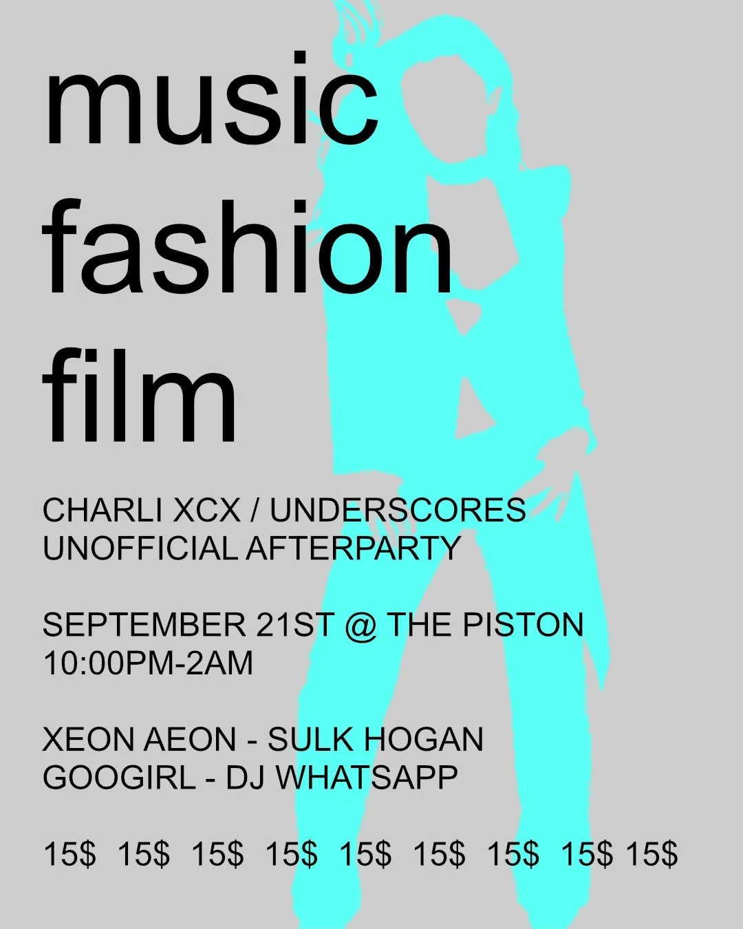 charli xcx afterparty!