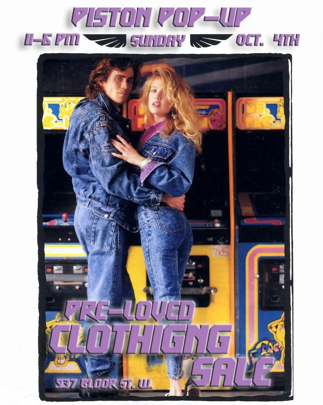 Promotional image for Pop Up Clothing Sale
