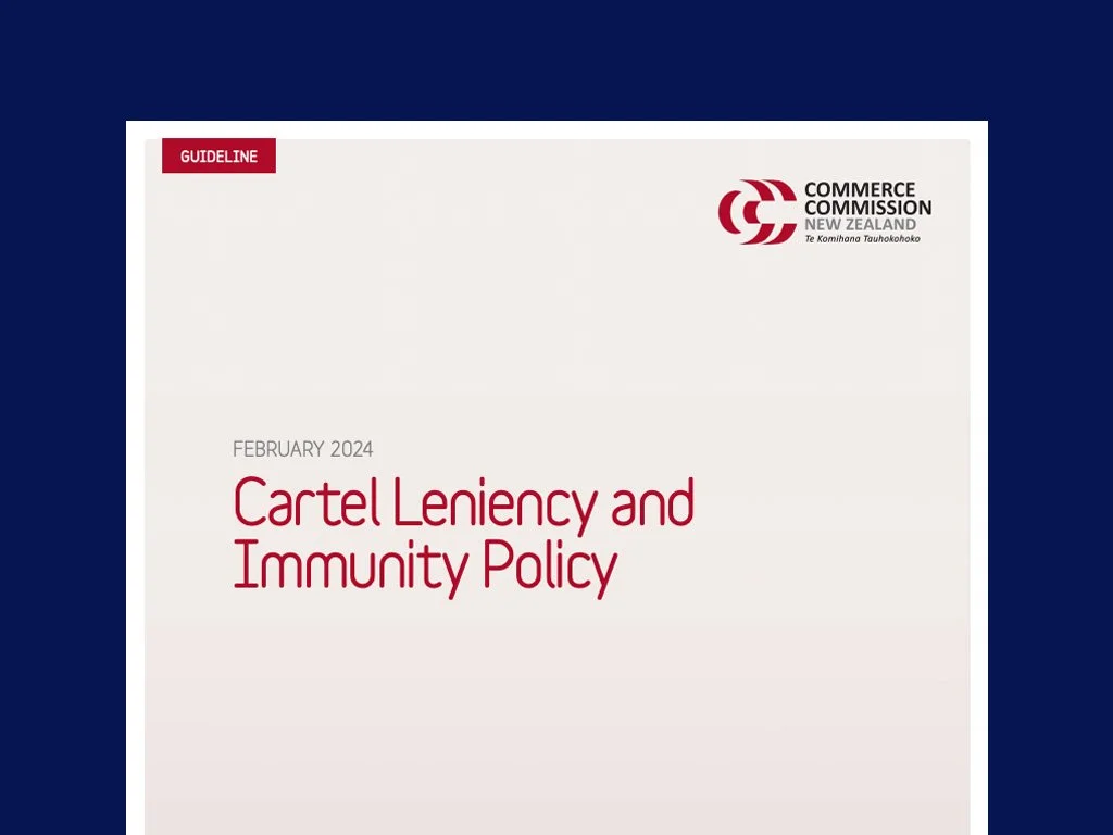 Cartel Leniency and Immunity Policy