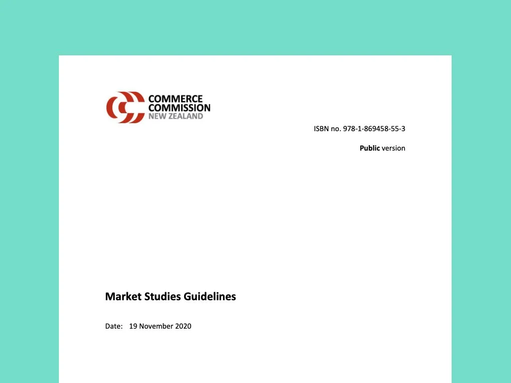 Market studies guidelines