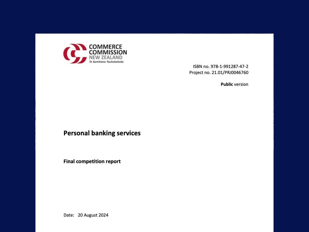 Personal banking services - final competition report