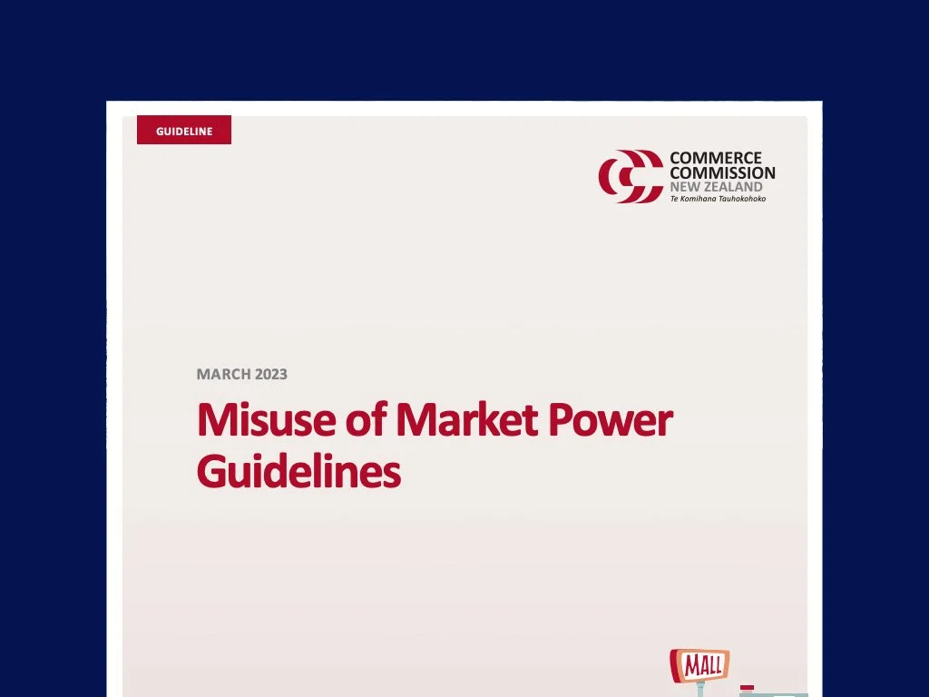 Misuse of market power guidelines