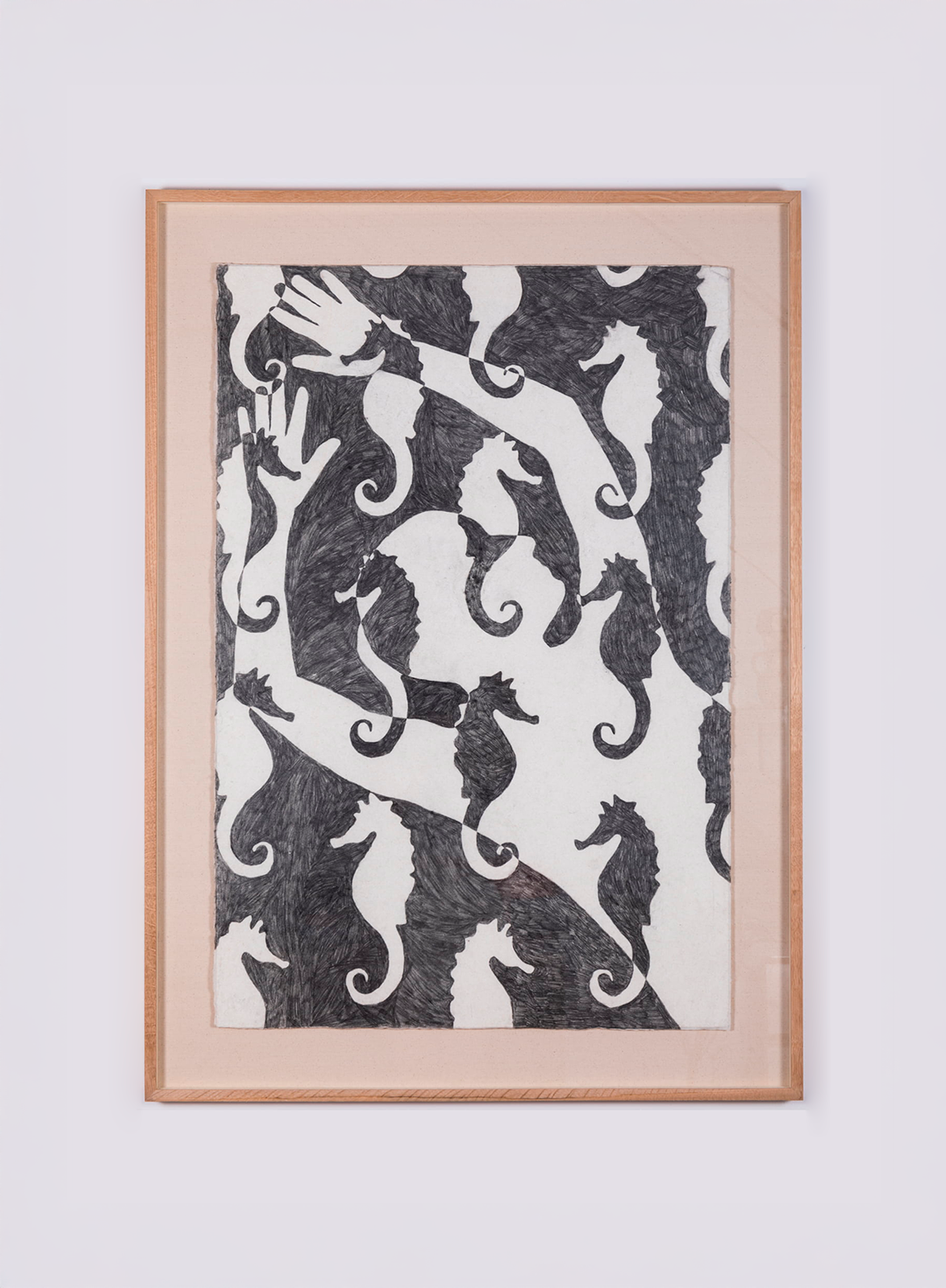 Self-Portrait with a Seahorse Pattern