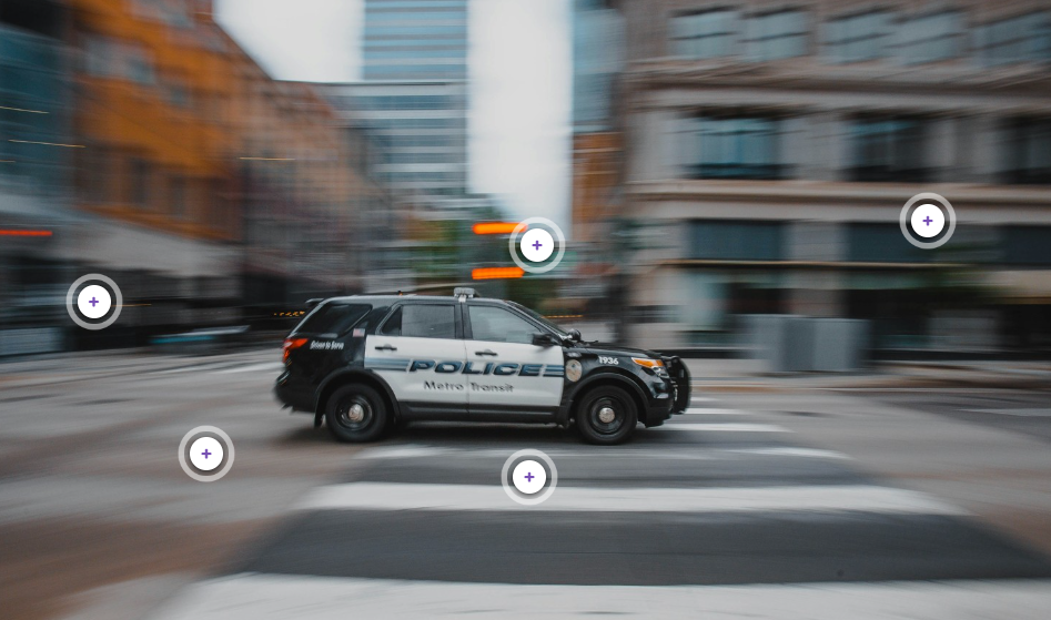 police cruiser with hover points