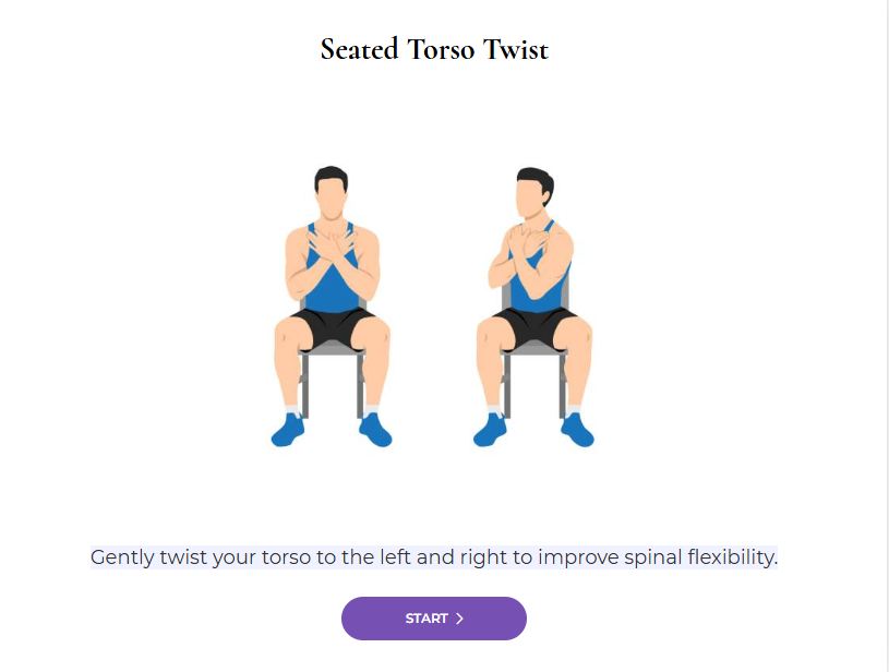 human squatting for physical regulation