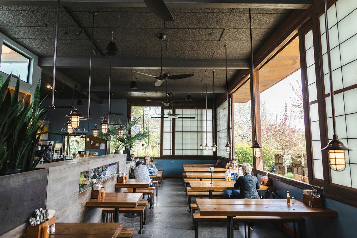 Happy Spring Equinox! 🌸We&rsquo;re celebrating the season by staying open an hour later on Fridays and Saturdays (open until 9pm)!
The sliders are open, the patio is  full of dappled light, and we&rsquo;re serving up seasonal favorites under the str