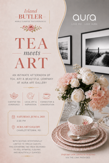 Tea Meets Art at Aura