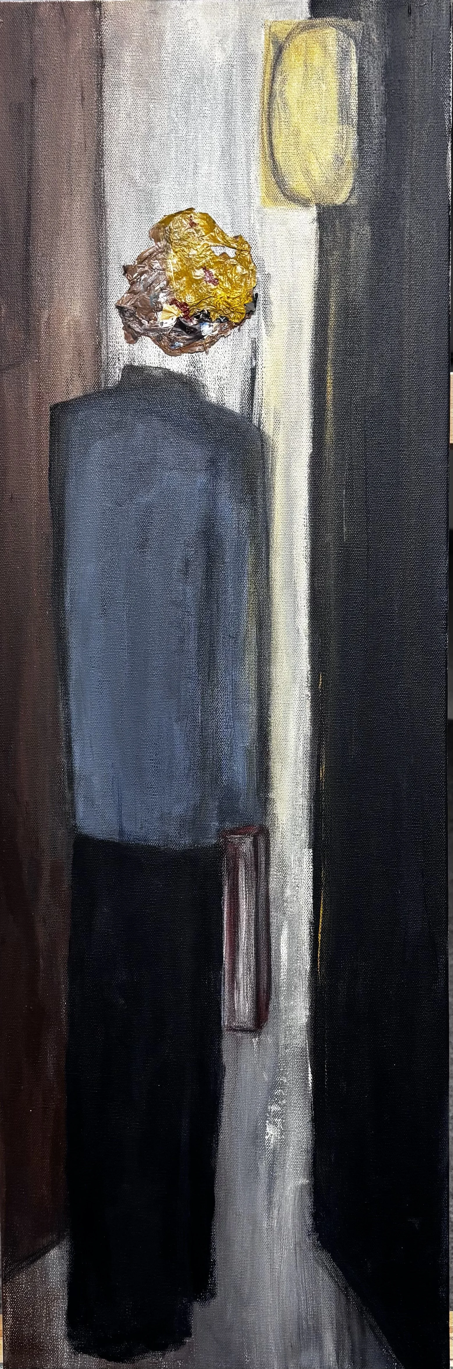 Blue 3 - Mixed Media - 12x36 - $450