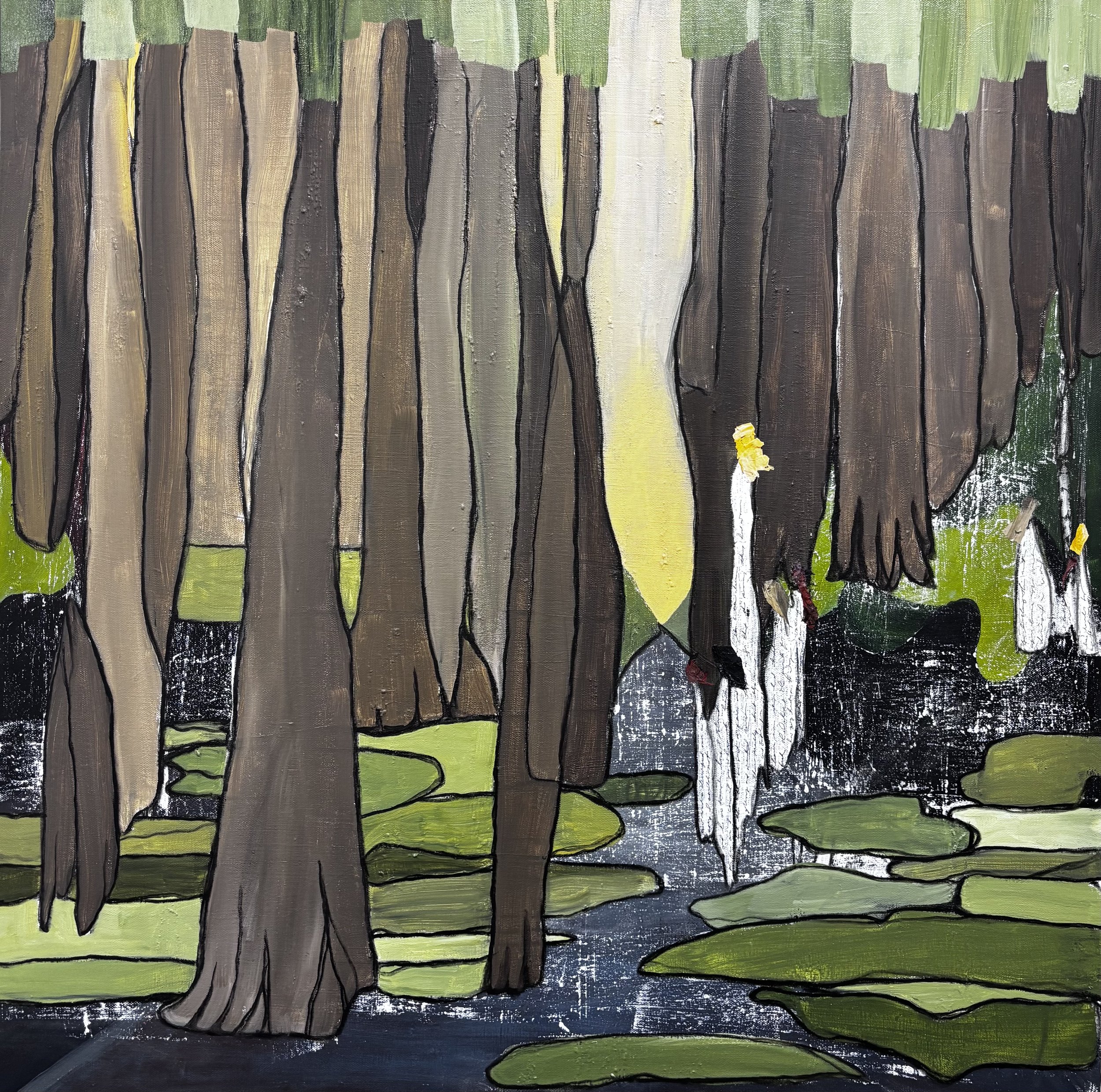The Road Not Taken - Acrylic - 30x30 - $900