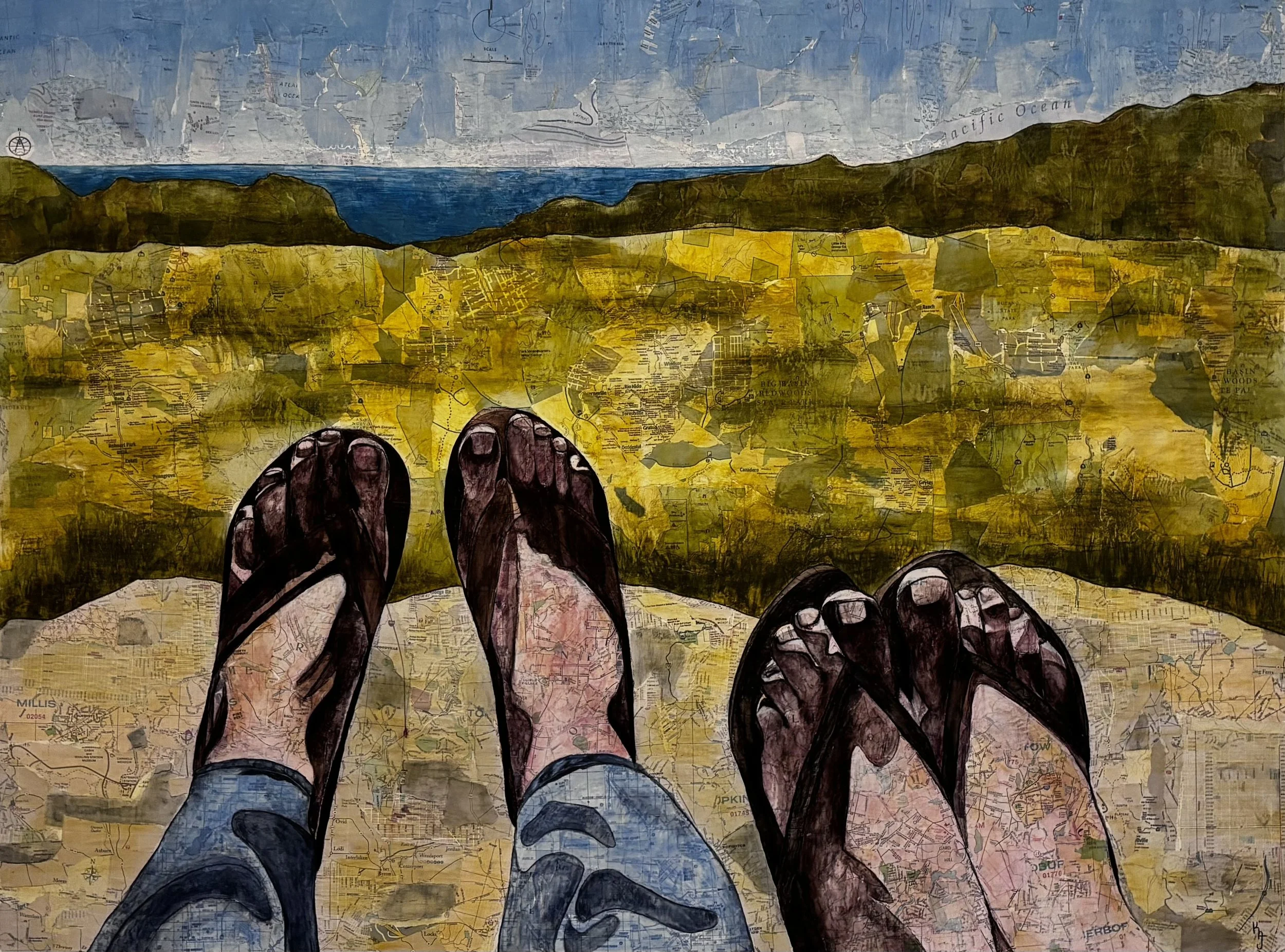 Looking out in the Same Direction - Sold