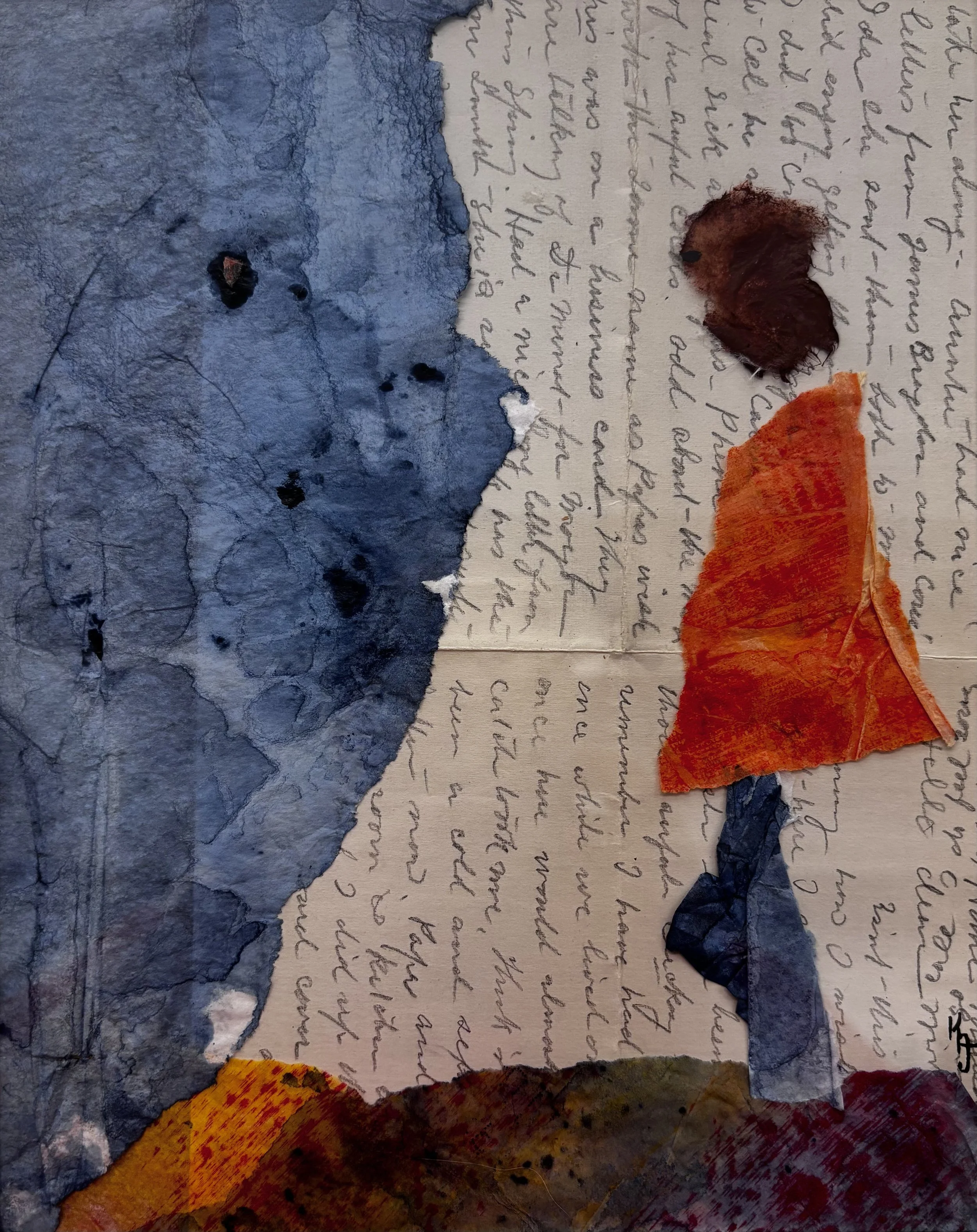 Her Story - Mixed Media - 9x12 - $80
