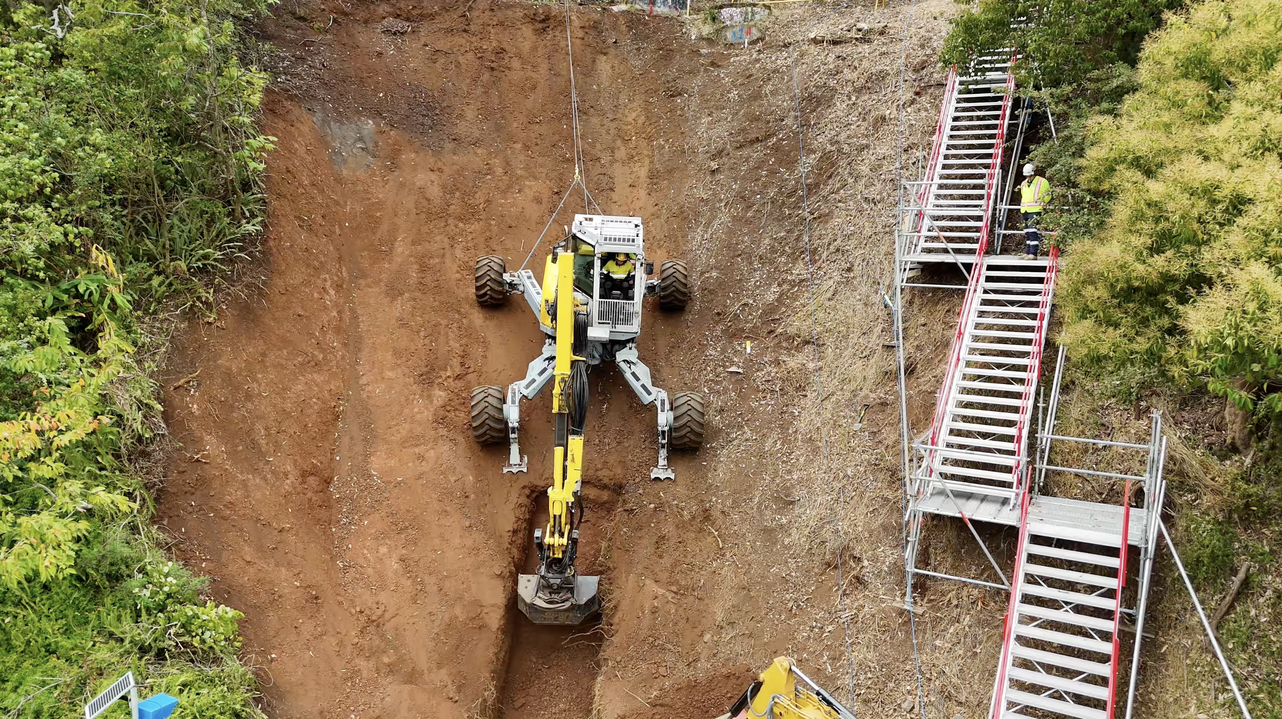 Spider Excavator Menzi Muck Earthworks New Zealand