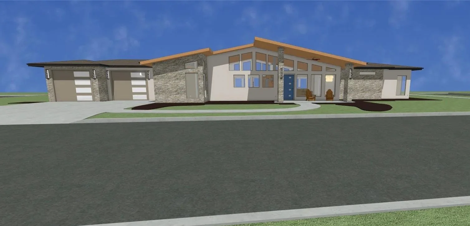 D I Designs Exterior Rendering