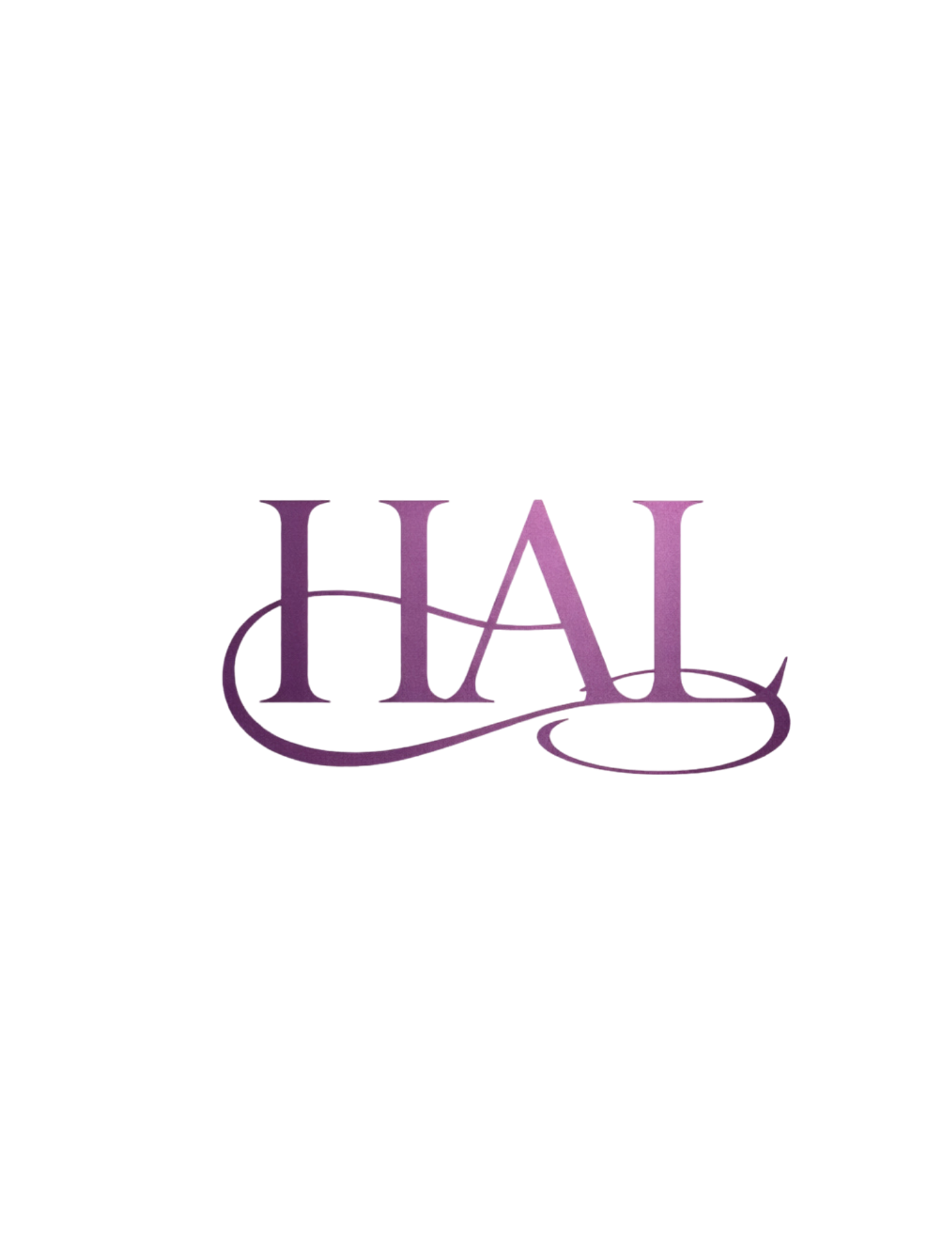 Stylized purple logo with the word 'HAIL' in decorative font