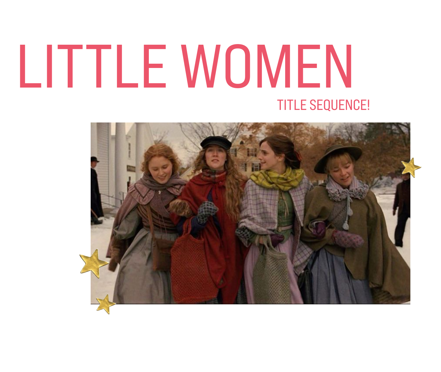 Little Women Title Sequence