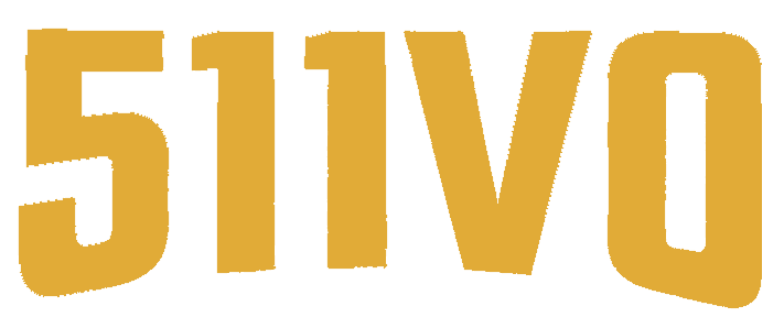 Gold-colored text reading '51 Vero' on a black background.