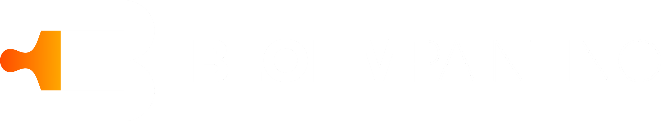 Blohm Painting logo with stylized paintbrush icon on dark background