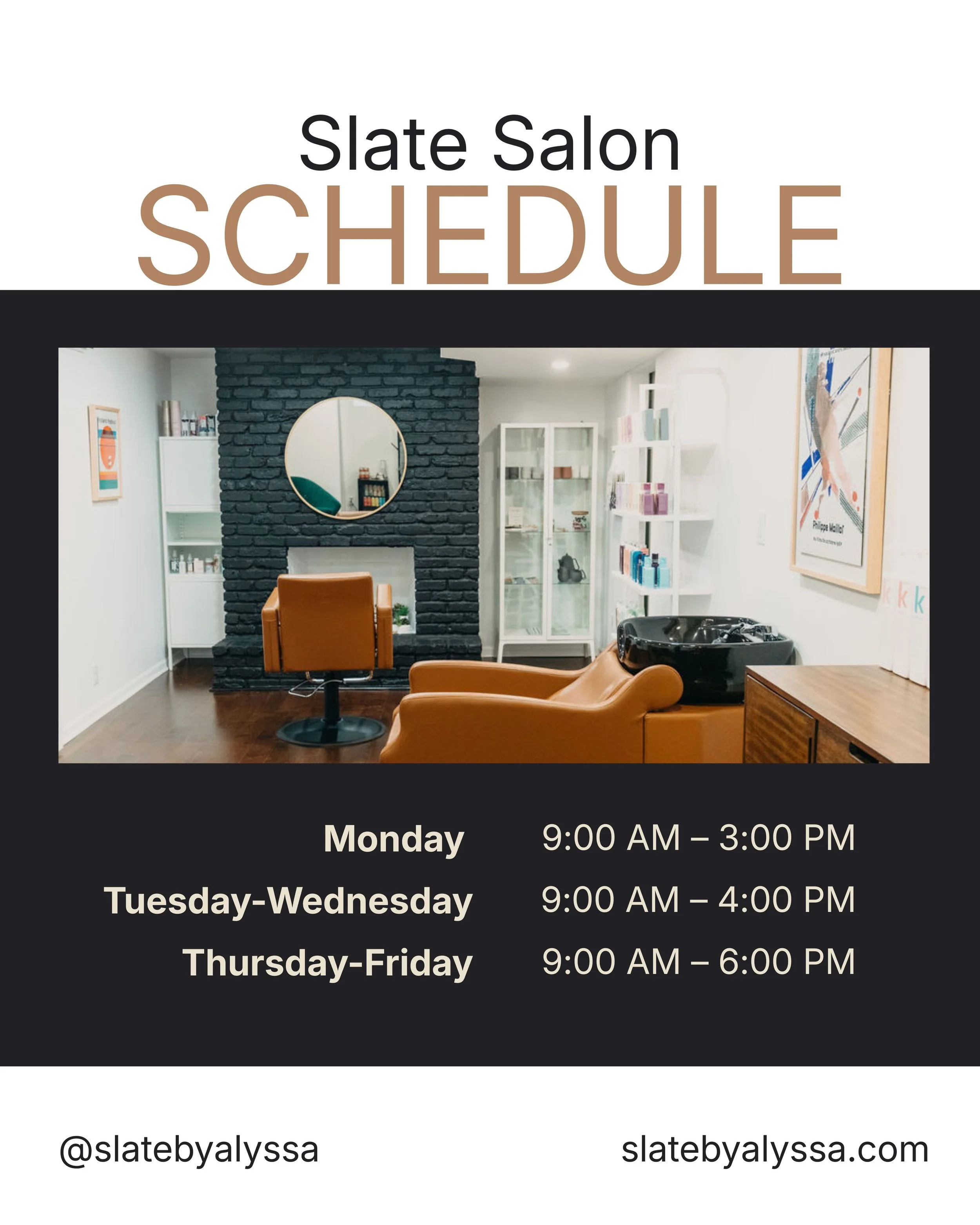 Not finding the appointment you want during these hours? Reach out and I'll do my best to accommodate you!