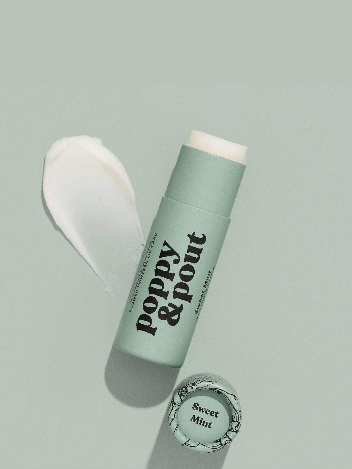 Poppy & Pout Lip Balm – Sweet Mint