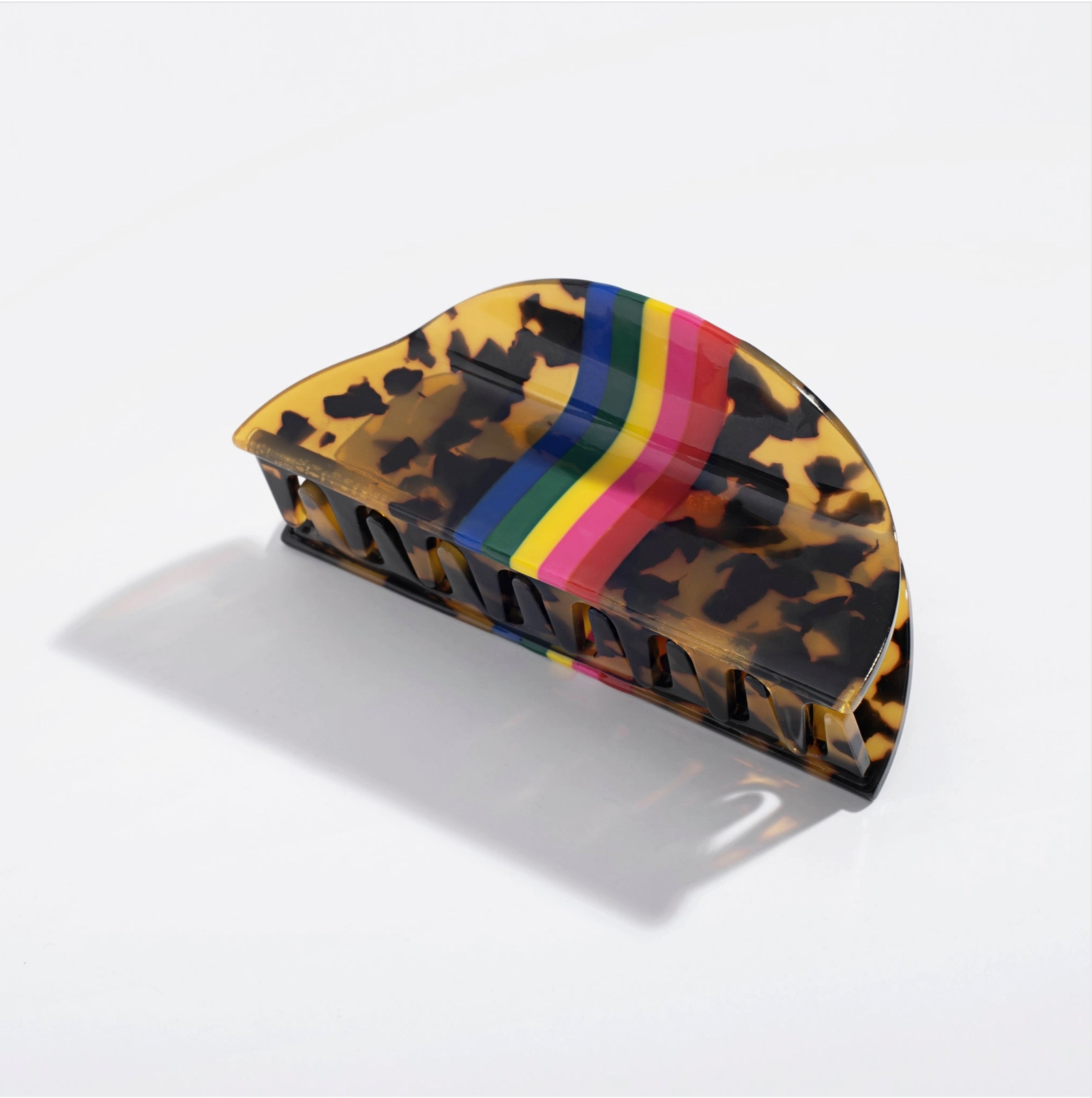 Larissa Loden Tortoise Rainbow Hair Claw
