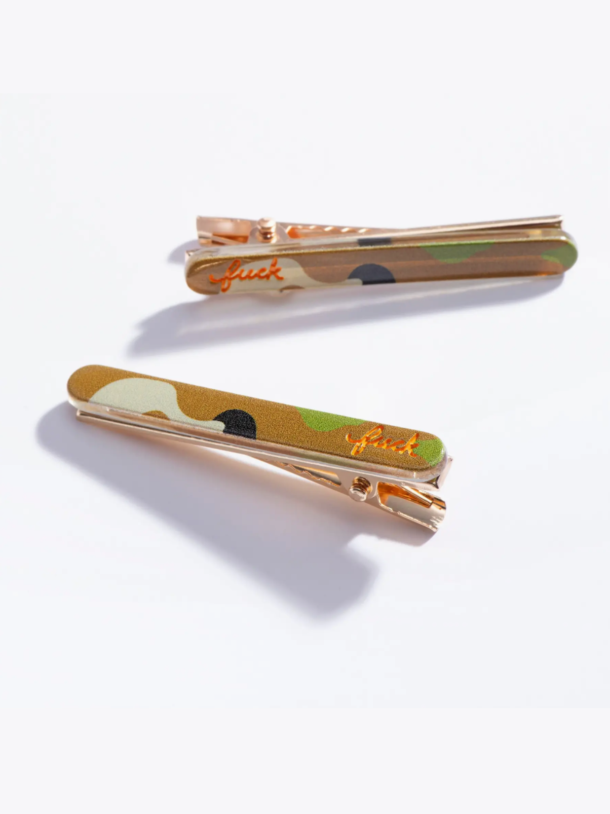 Larissa Loden Camo Fuck Script Hair Clips