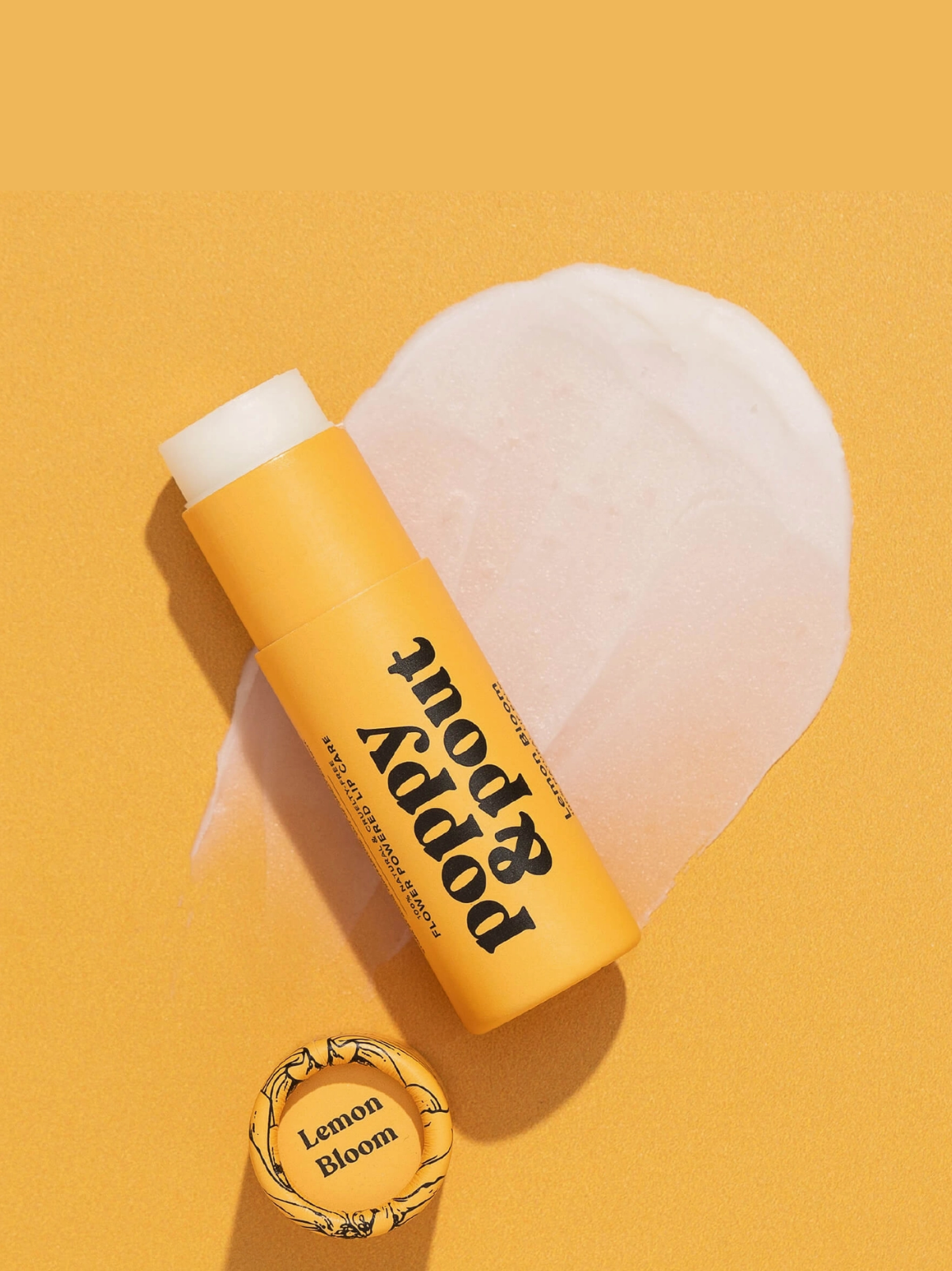 Poppy & Pout Lip Balm – Lemon Bloom