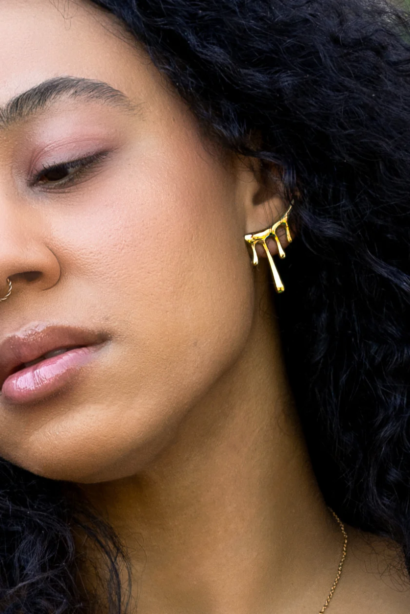 Peter + June Lava Studs