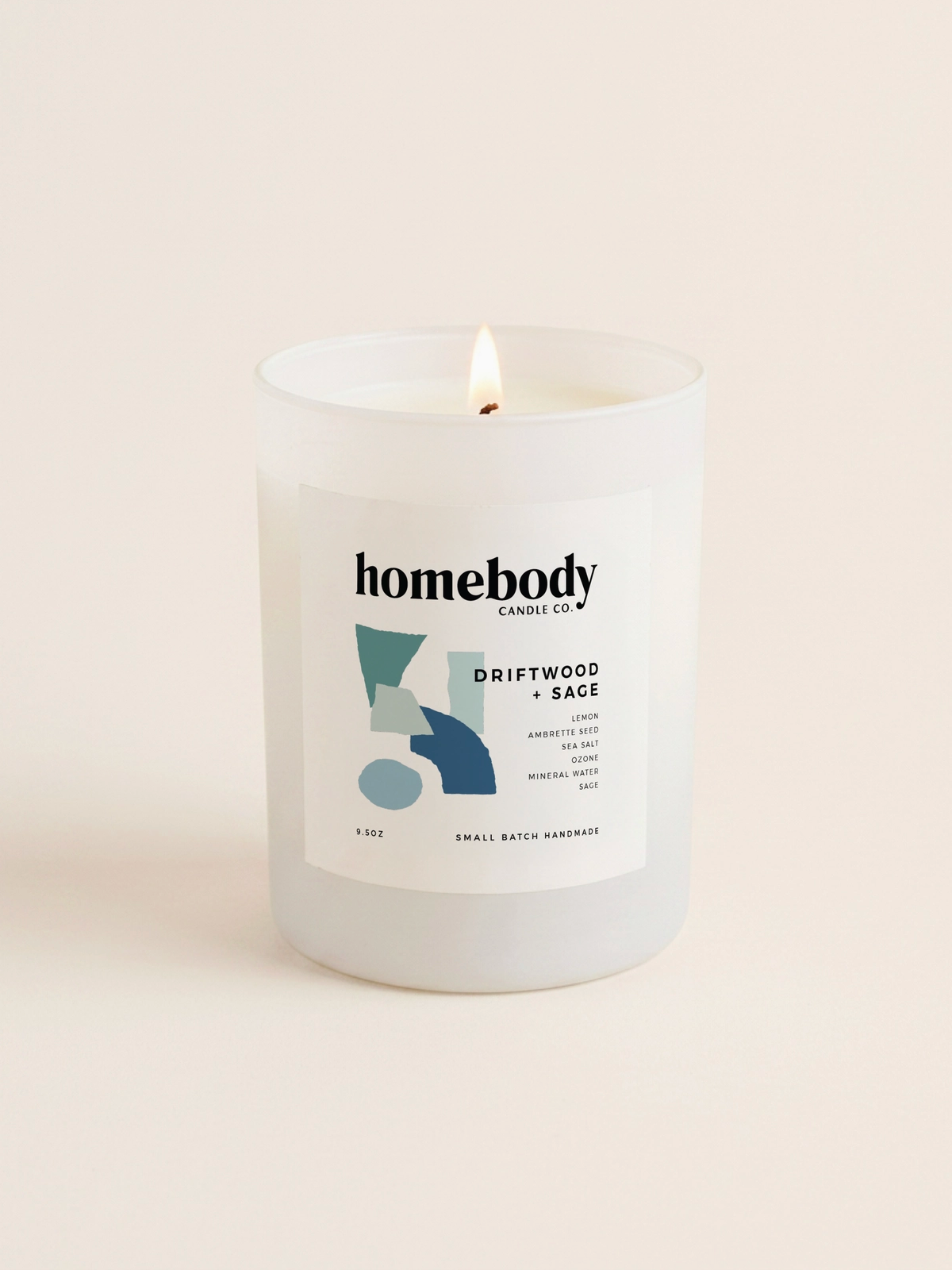 Burn + Bloom Candle • Driftwood + Sage