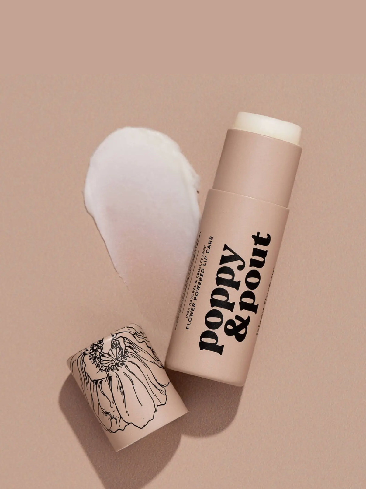 Poppy & Pout Lip Balm – Island Coconut