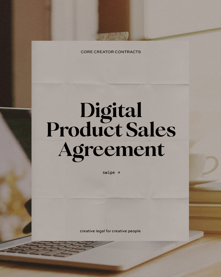 DIGITAL PRODUCT SALES AGREEMENT