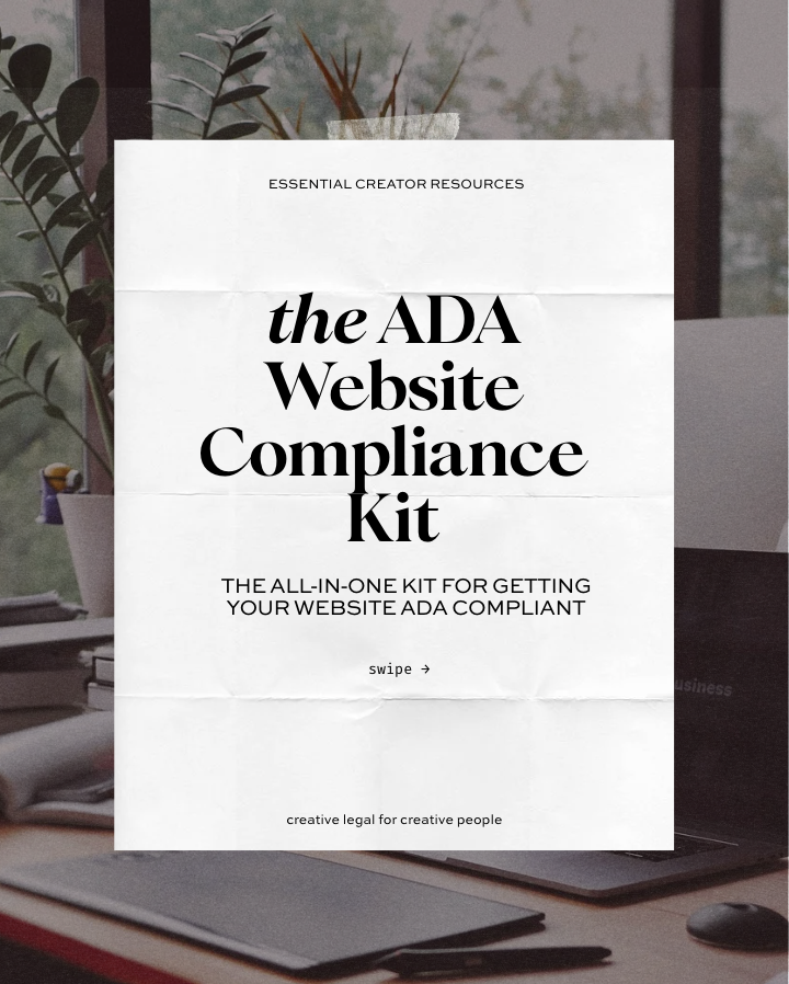 ADA WEBSITE COMPLIANCE KIT
