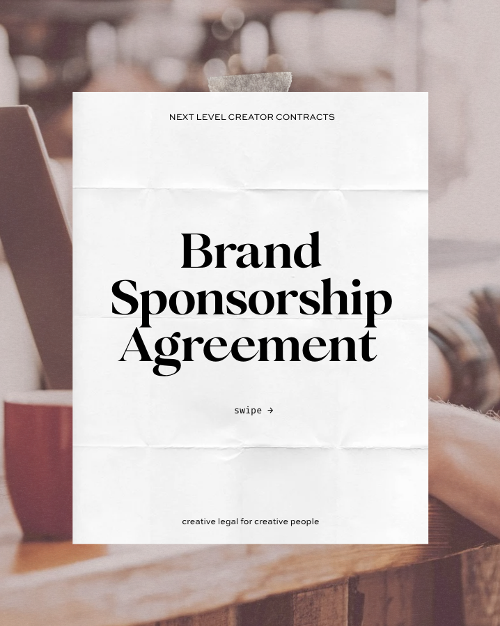 BRAND SPONSORSHIP AGREEMENT
