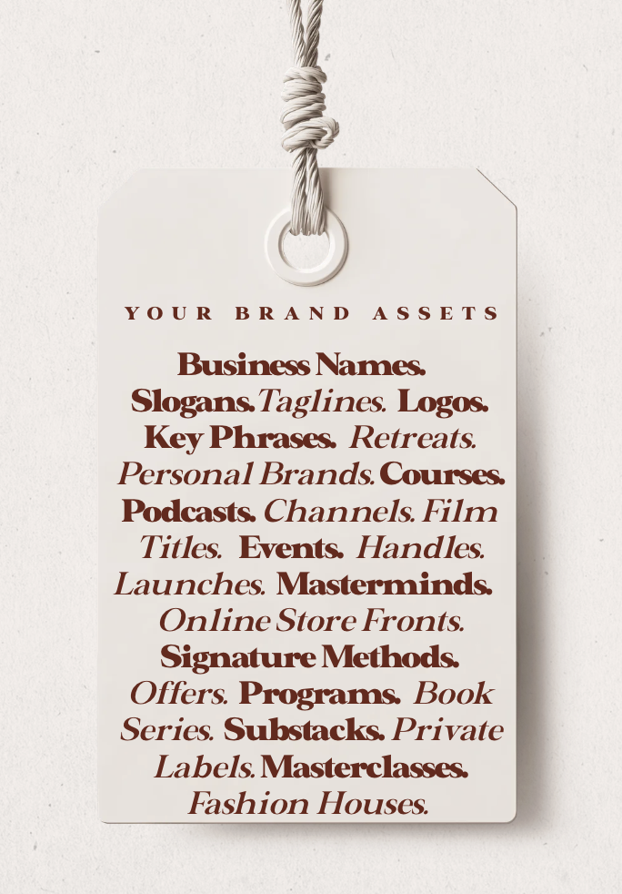 YOUR BRAND ASSETS PROTECTED
