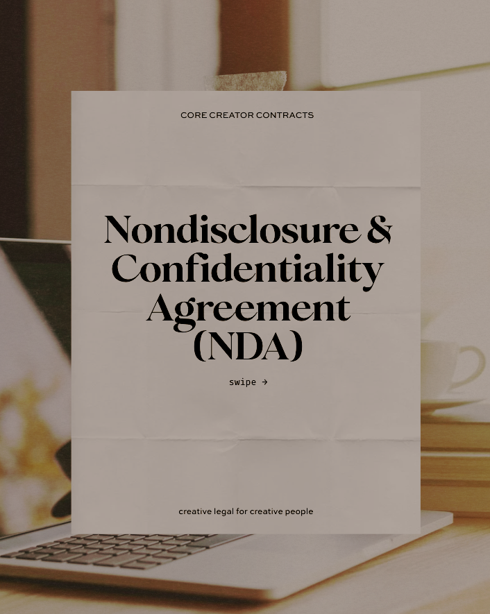 NONDISCLOSURE & CONFIDENTIALITY AGREEMENT (NDA)