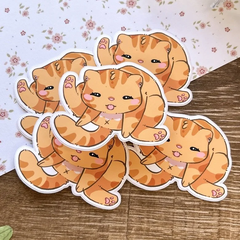 Cheeky Cat Stickers