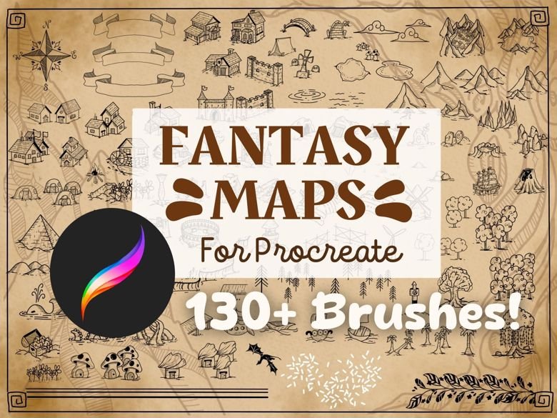 Galactimap Stamp and Brush Set (Procreate)