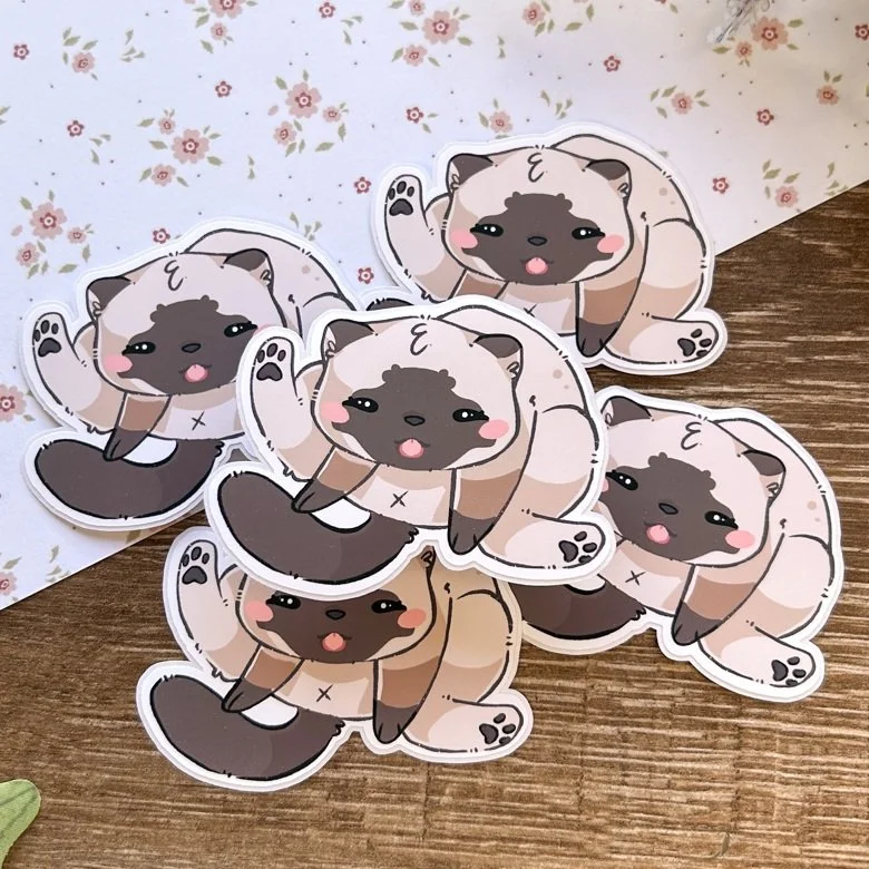 Siamese Cat Sticker.jpeg