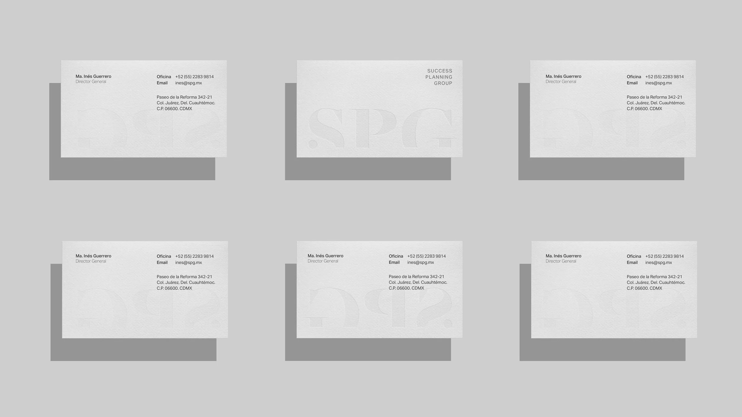 Business cards designed for a professional financial services brand.