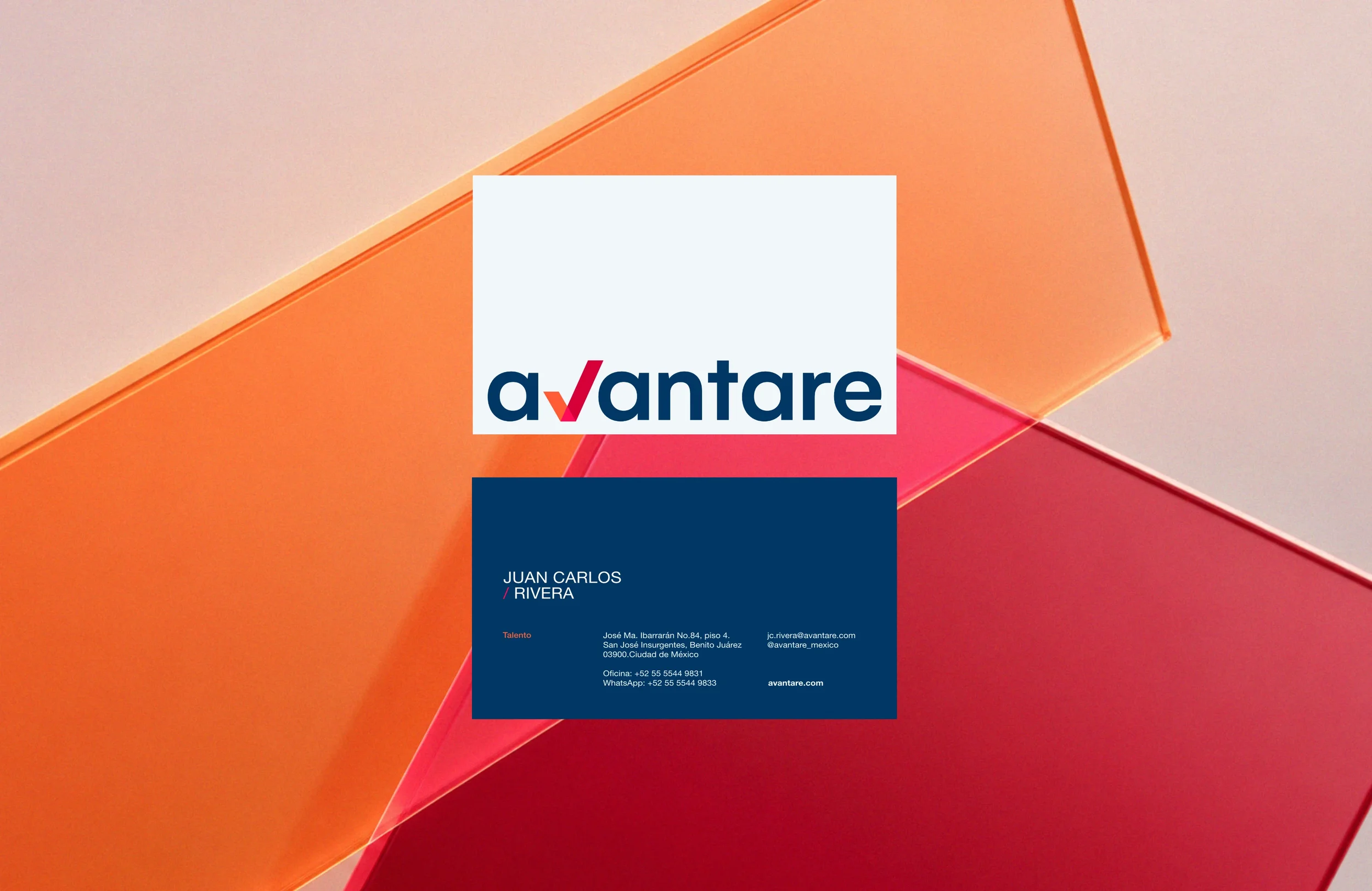 Business card design created for a human resources consulting brand.