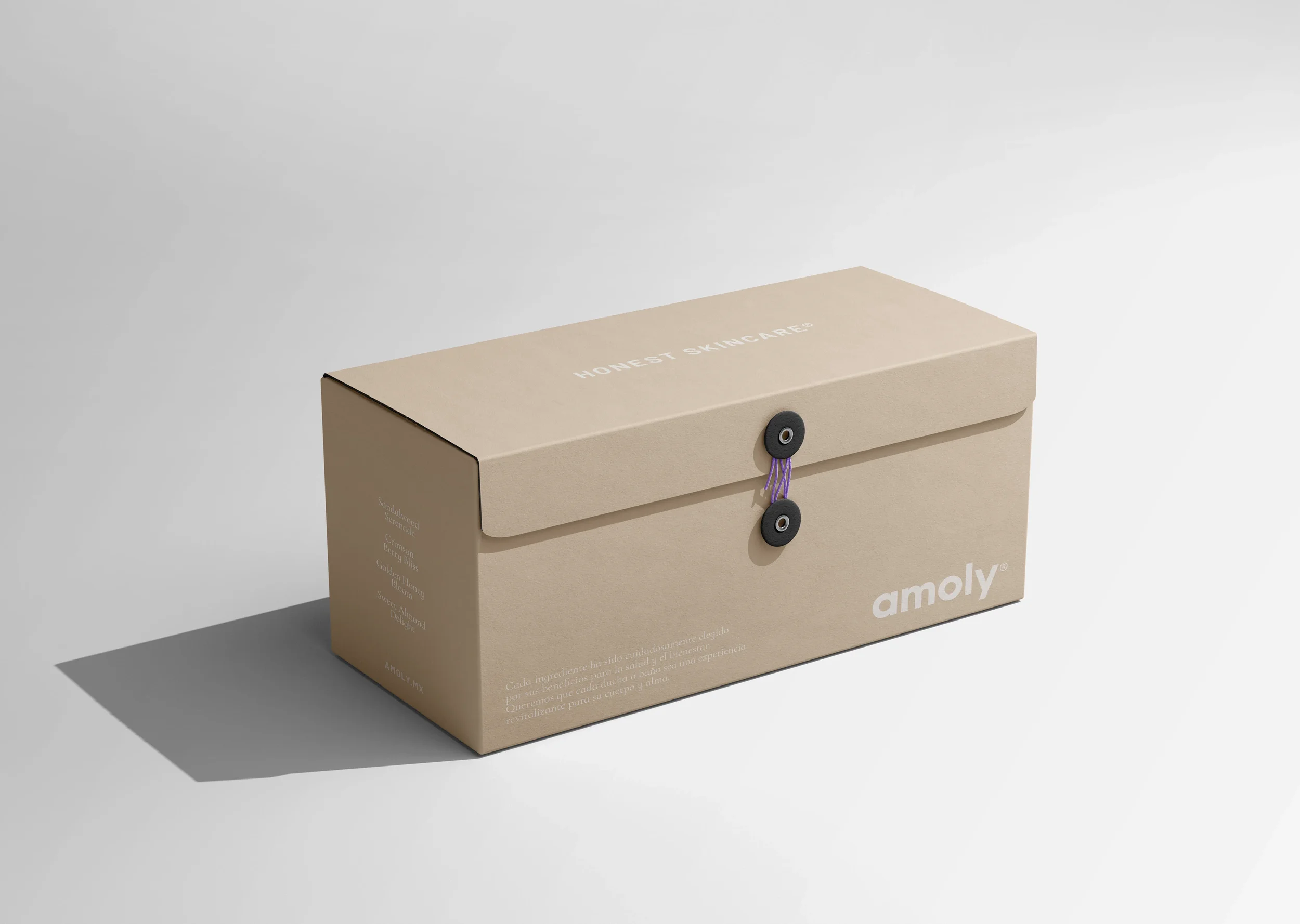 Amoly artisanal soap brand identity poster mockup, organic vegan ingredients