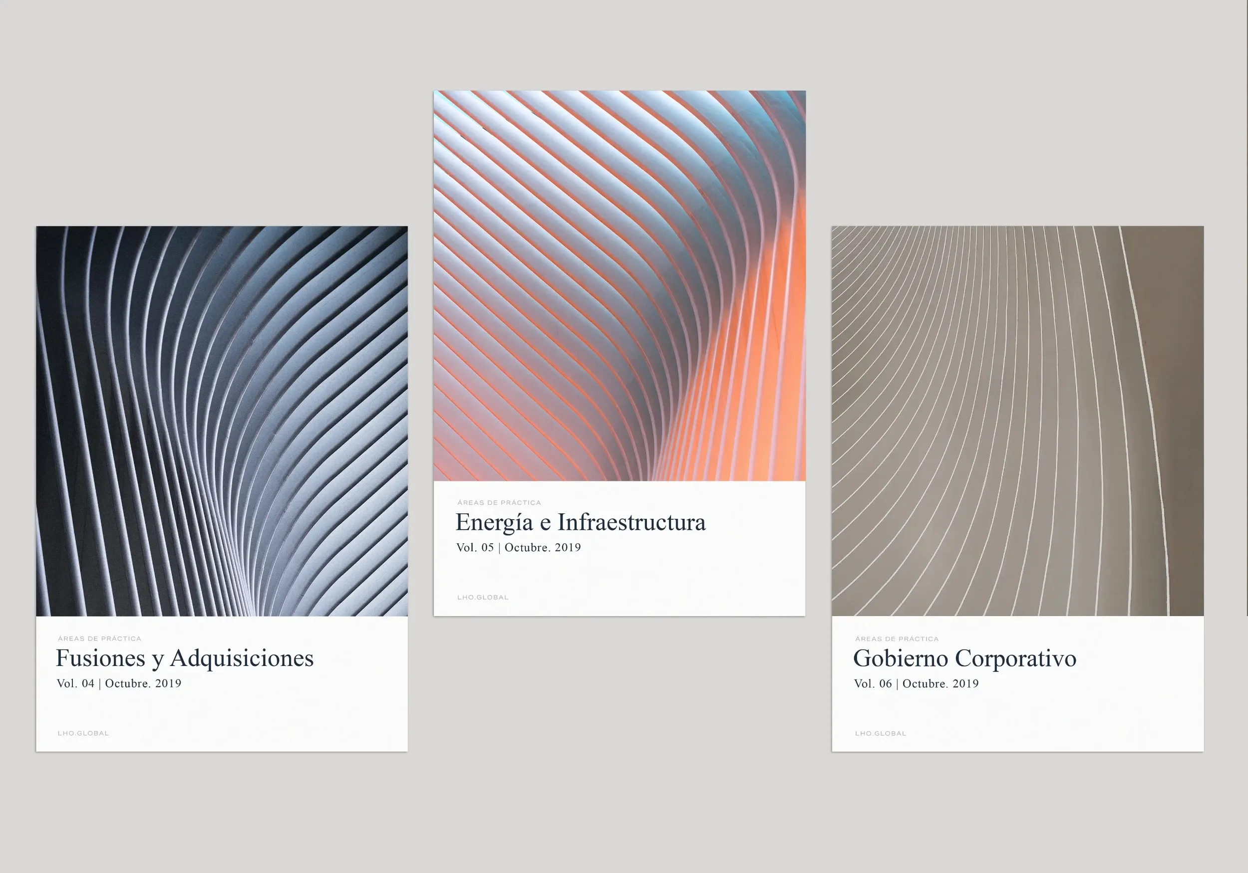 Law firm practice area posters: mergers, energy, corporate governance