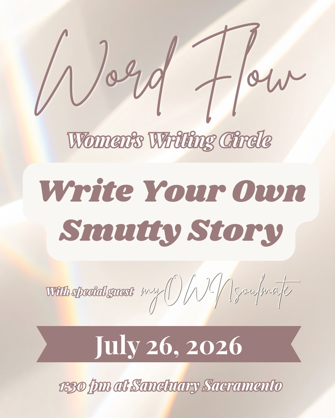 Word Flow: Women's Writing Circle