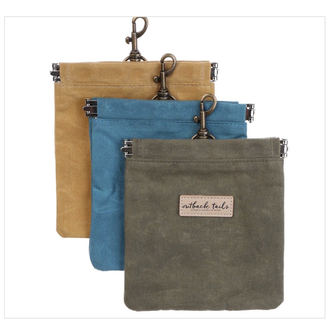Waxed Canvas Treat Pouch