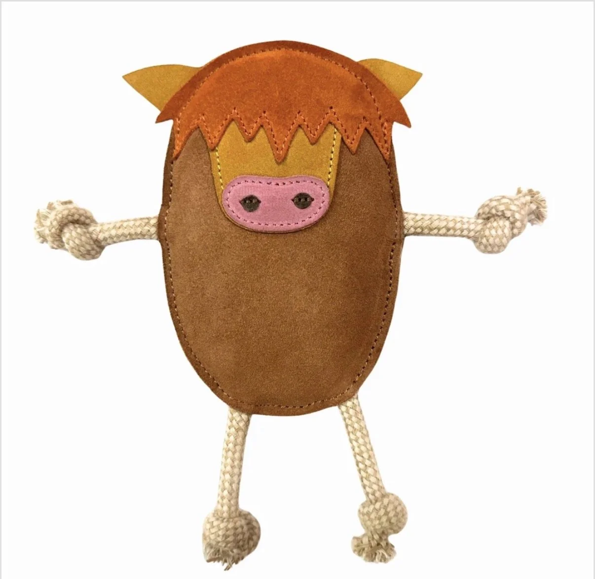 Hector the Highland Cow Dog Toy
